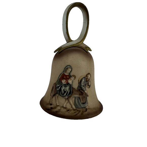 Nativity Scene‎ Bell Ceramic Christmas Holiday Decoration Religious Decor - Picture 8 of 8